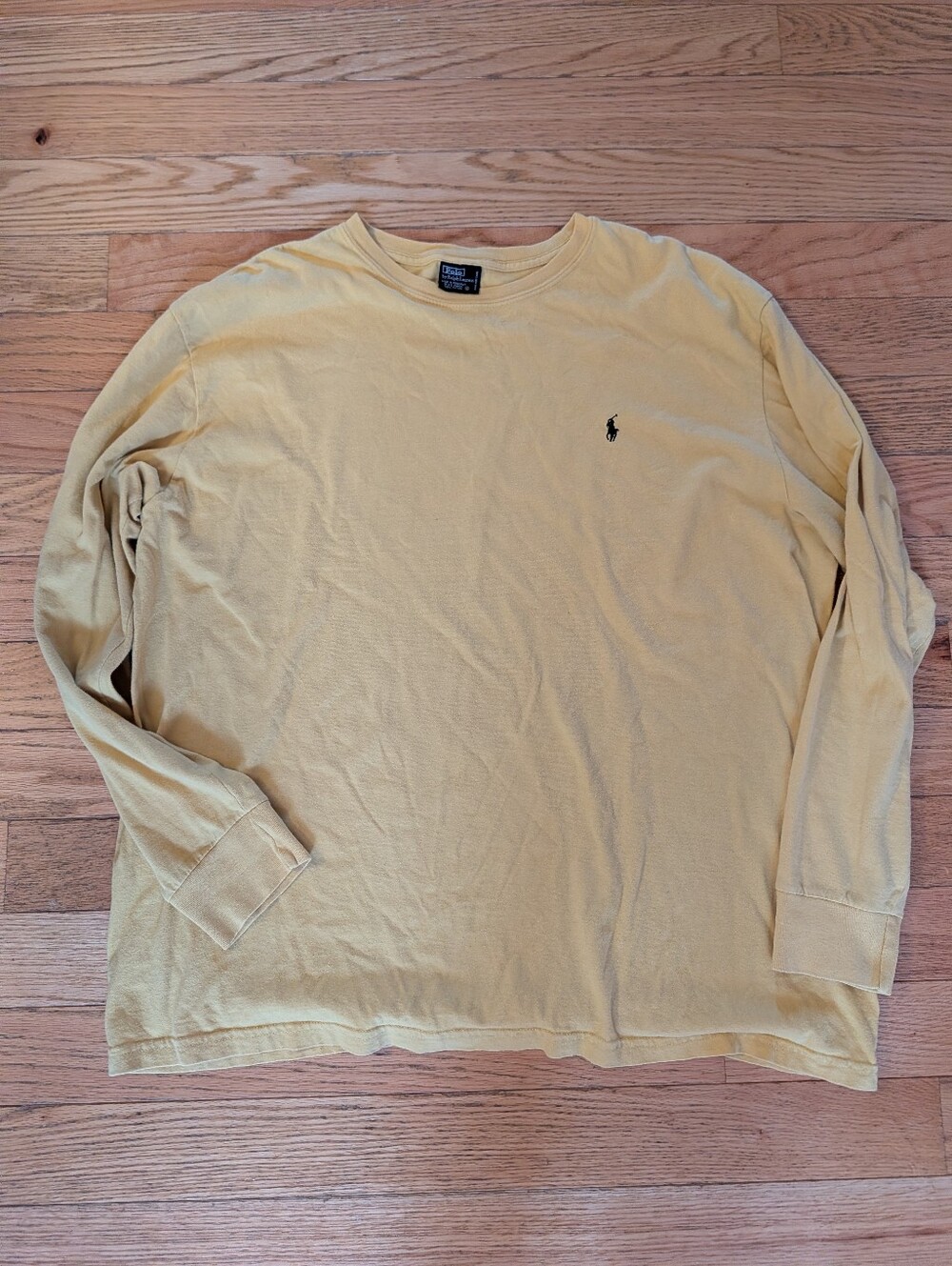 Vintage Y2K 2000s Ralph Lauren Basic Layering Shirt Cotton Essential Polo Pony